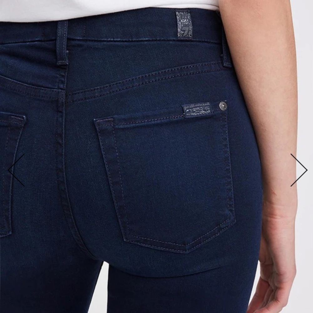 7 FOR ALL MANKIND SLIM ILLUSION HIGH WAIST SKINNY JEANS 26